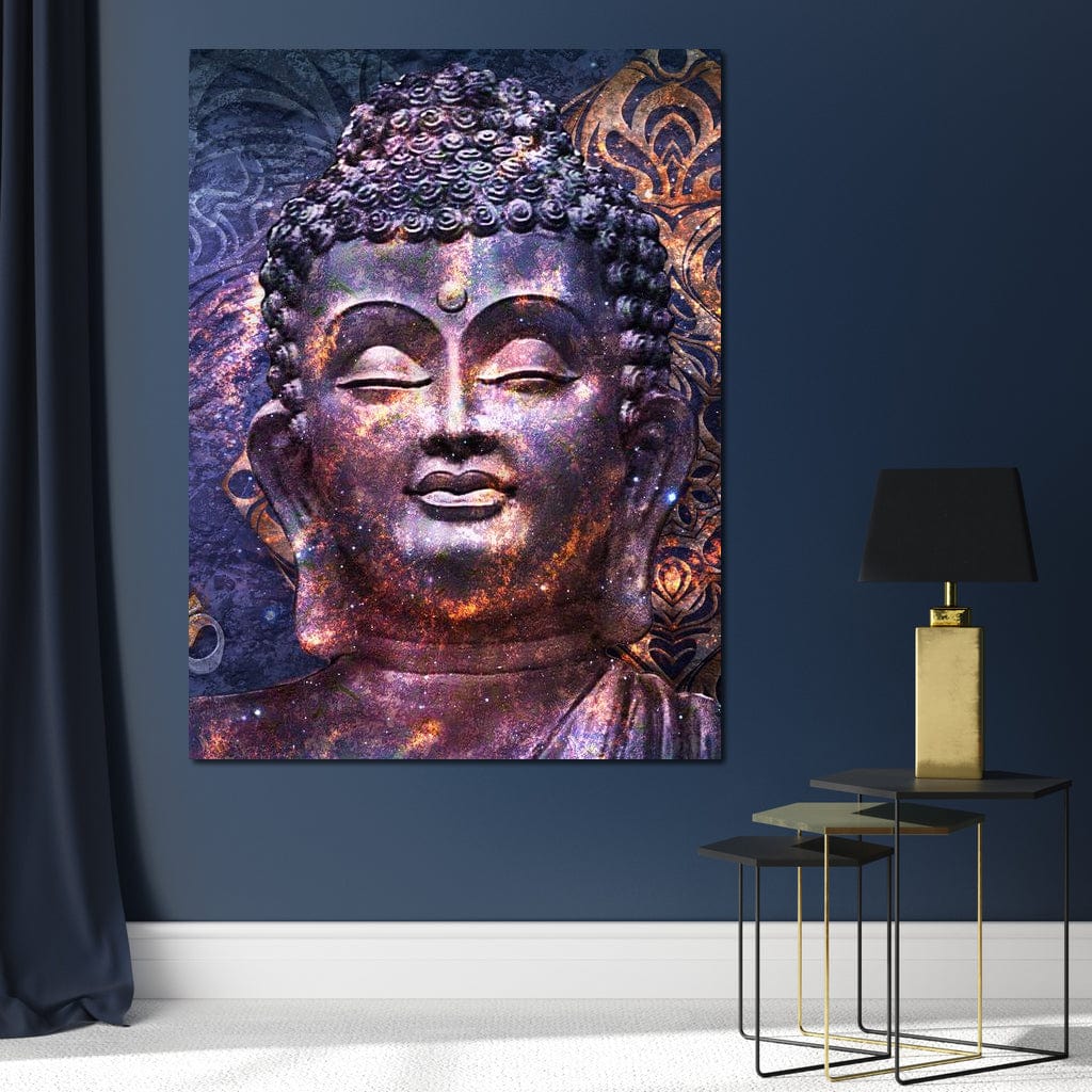 Blue Buddha Canvas Wall Art