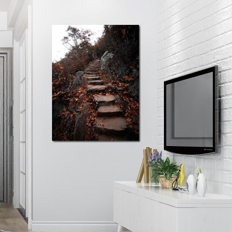 Autumn Path Canvas Wall Art