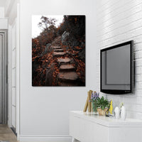 Autumn Path Canvas Wall Art