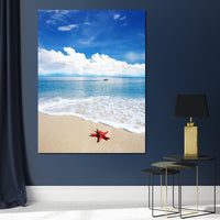 Caribbean Beach Canvas Wall Art