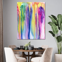 Watercolor Drip Canvas Wall Art