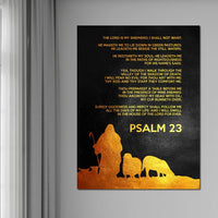 Psalm 23 Canvas Wall Art