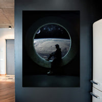 Planet View Canvas Wall Art