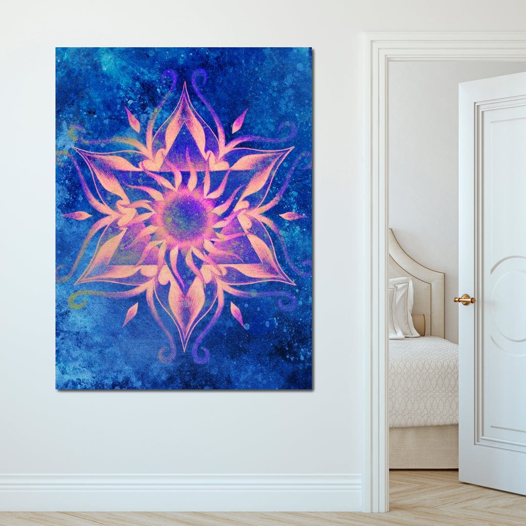 Pink Mandala Canvas Wall Art