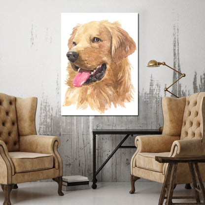 Golden Retriever Canvas Wall Art