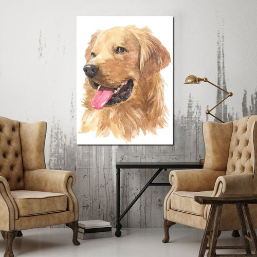 Golden Retriever Canvas Wall Art