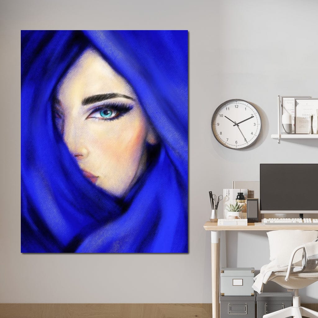 Blue Eye Canvas Wall Art
