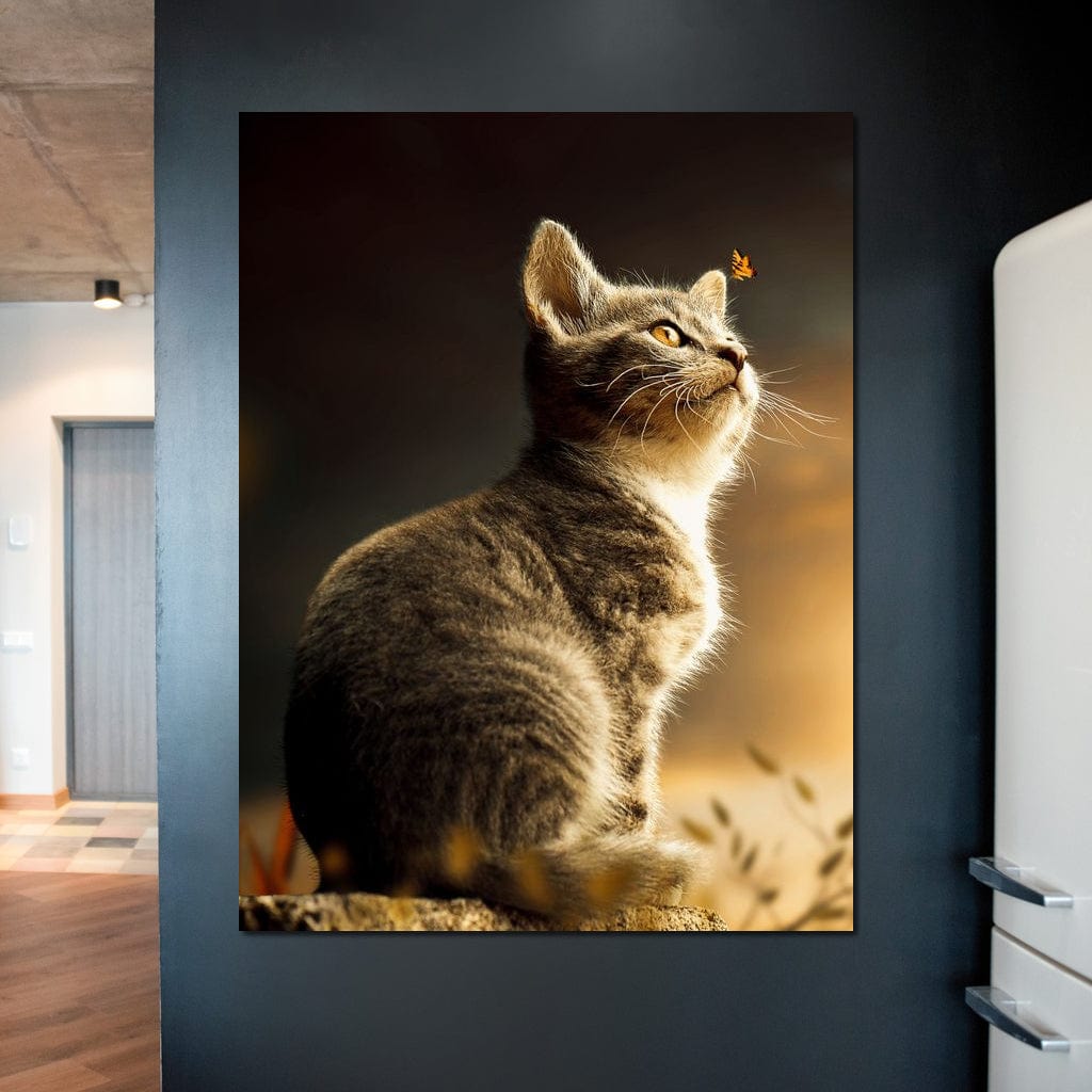 Cat Canvas Wall Art