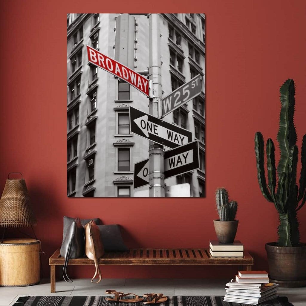 Broadway Canvas Wall Art