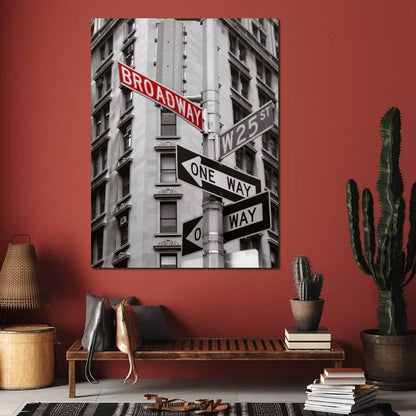 Broadway Canvas Wall Art