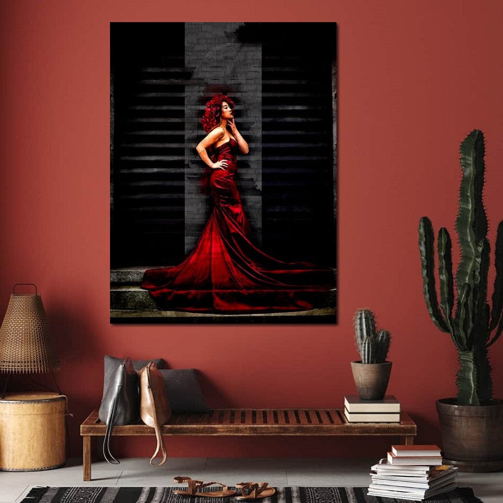 Red Passion Canvas Wall Art