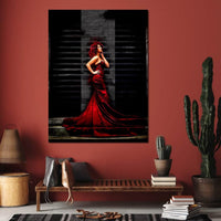 Red Passion Canvas Wall Art