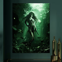 Huntress Siren Canvas Wall Art