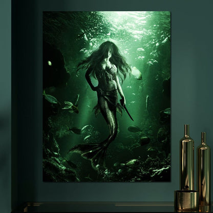 Huntress Siren Canvas Wall Art