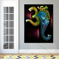 Ganesh Diwali Canvas Wall Art