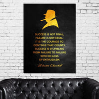 Winston Churchill Canvas Wall Art