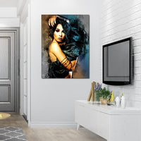 Covered by Beauty Canvas Wall Art