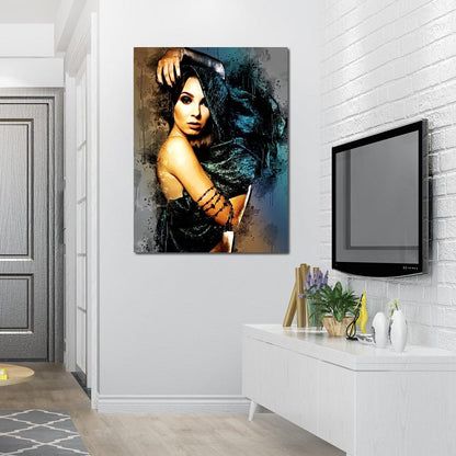 Covered by Beauty Canvas Wall Art