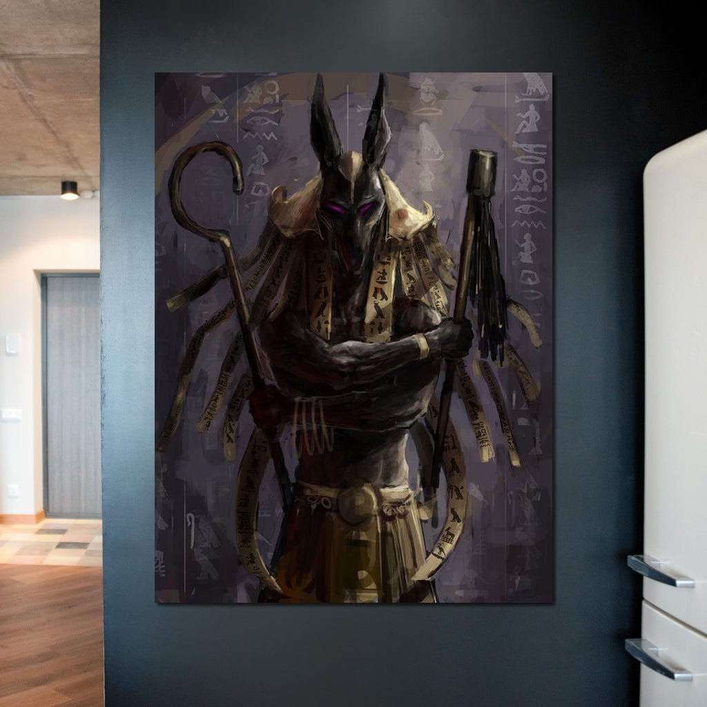 Anubis Canvas Wall Art