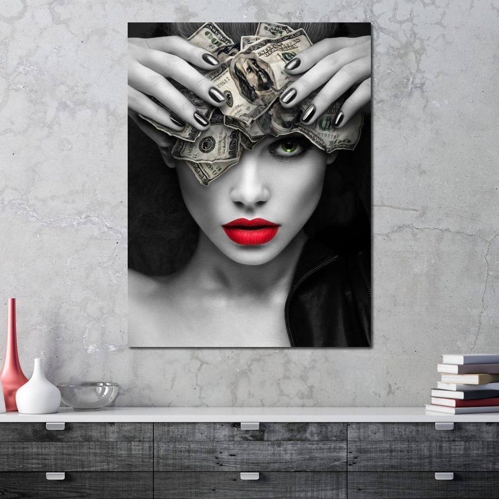 Mind On the Money Canvas Wall Art