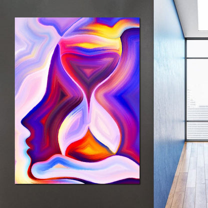 Time Consciousness Canvas Wall Art