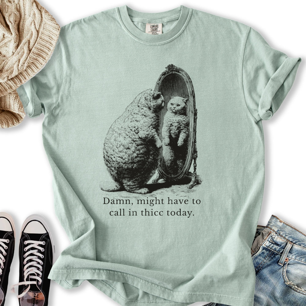 Call In Thicc Cat Relaxed Tee