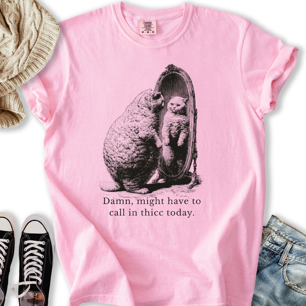 Call In Thicc Cat Relaxed Tee
