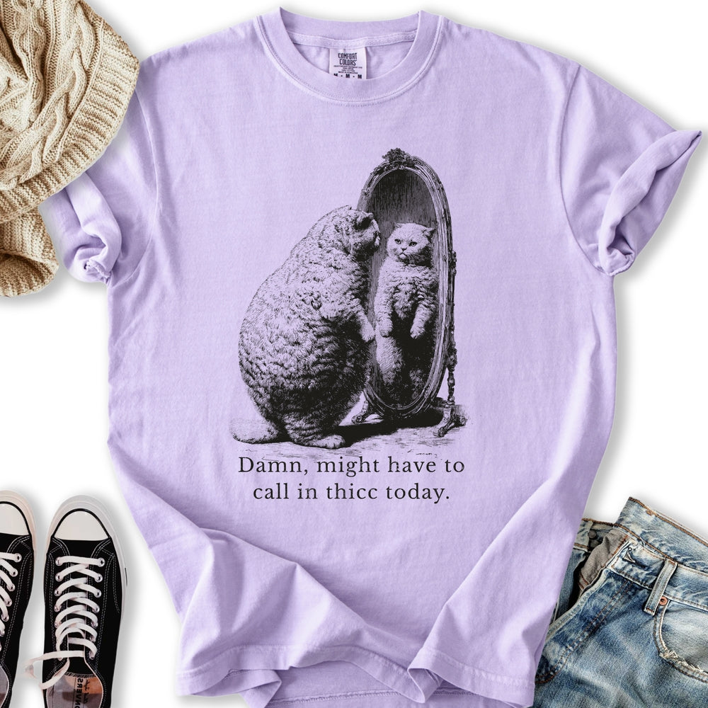 Call In Thicc Cat Relaxed Tee