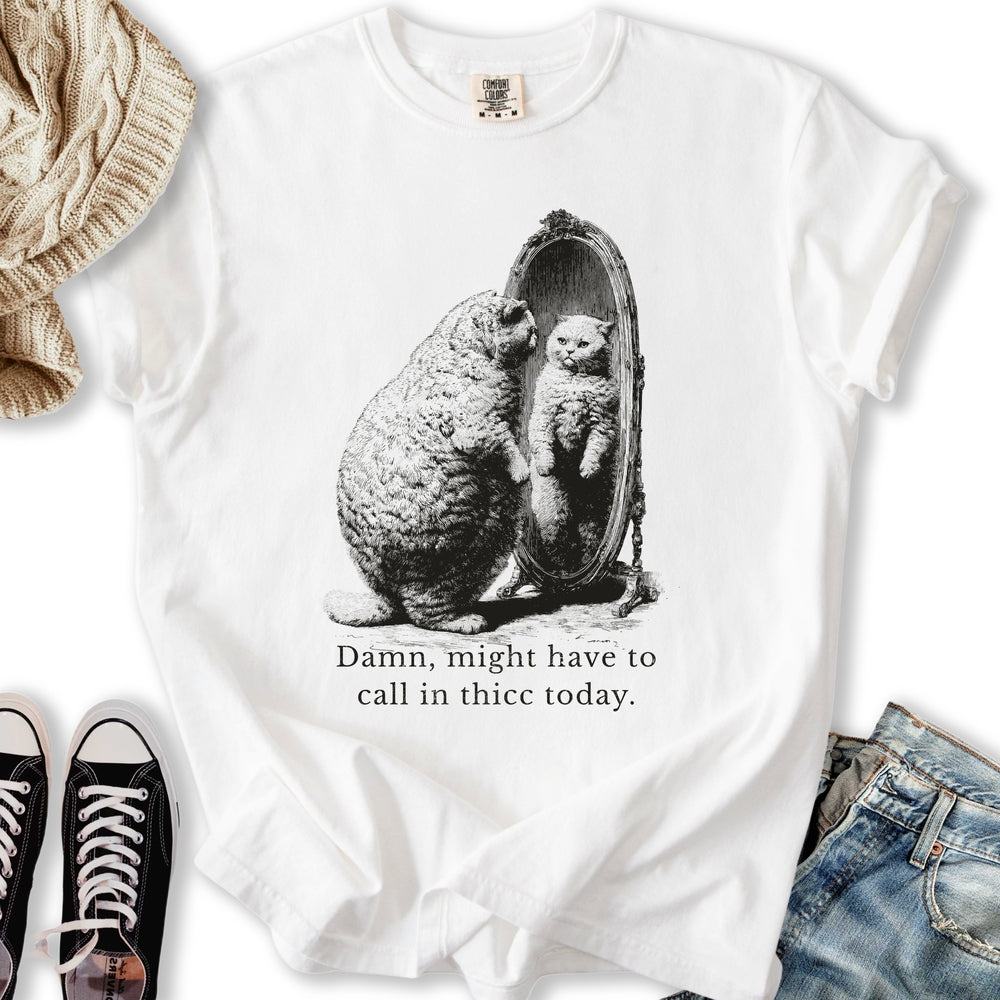 Call In Thicc Cat Relaxed Tee