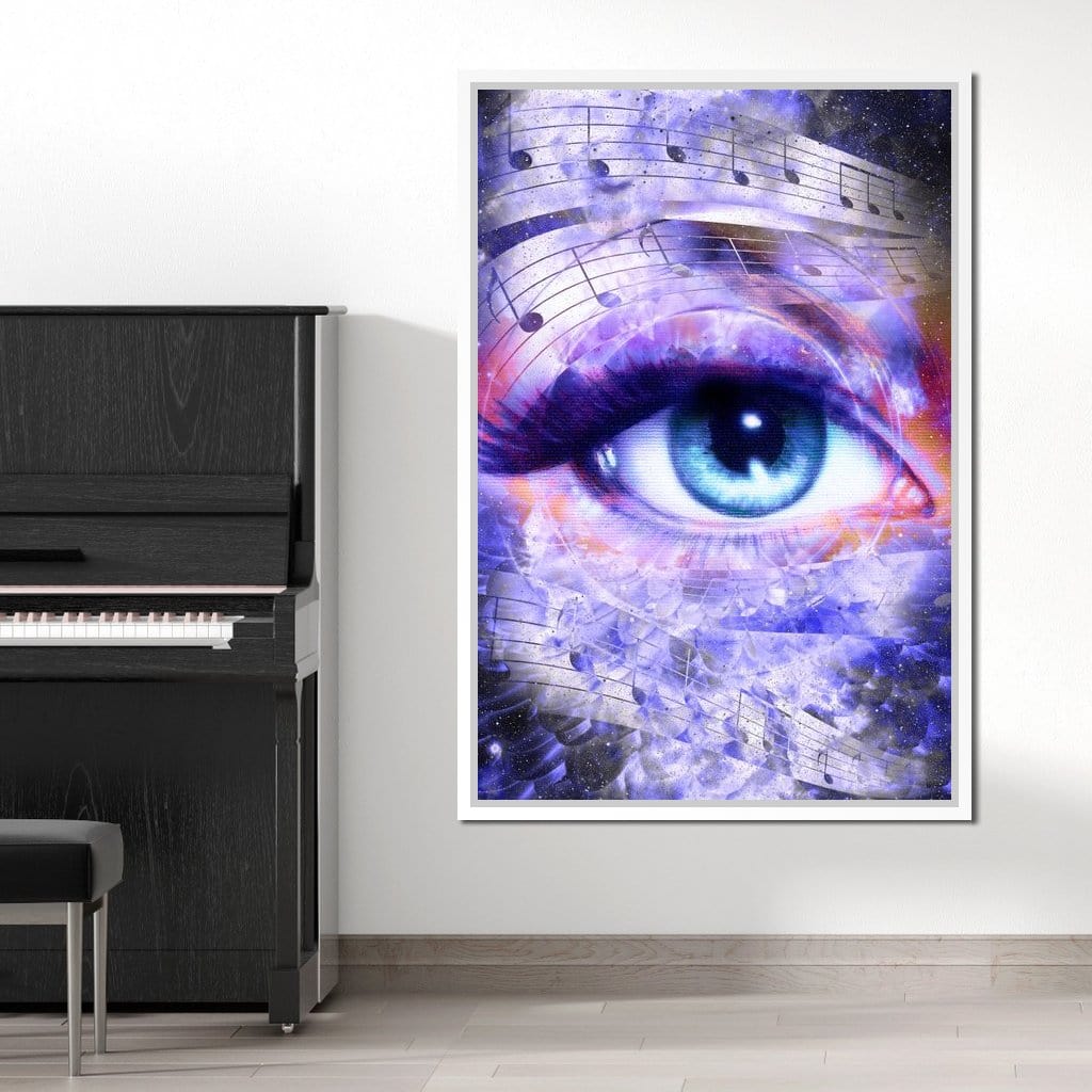 Musical Eye Canvas Wall Art