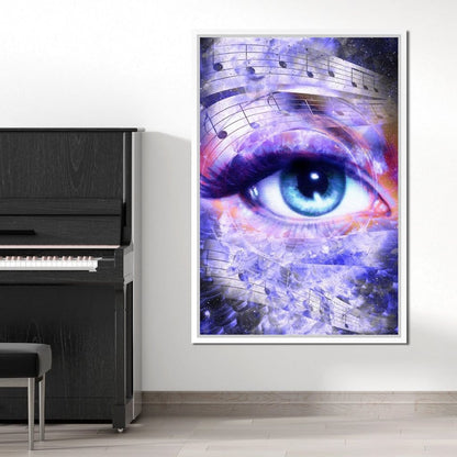 Musical Eye Canvas Wall Art