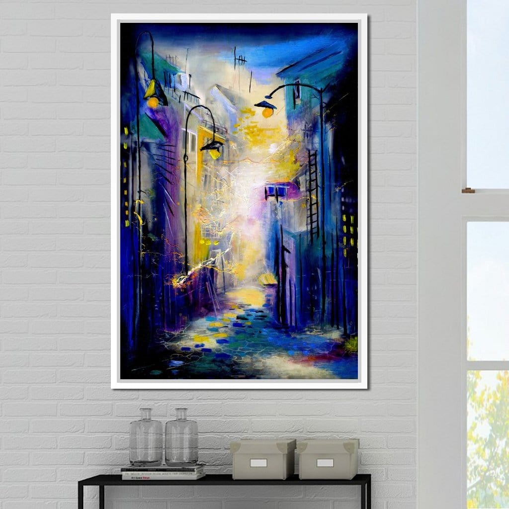 Dark Alley Canvas Wall Art
