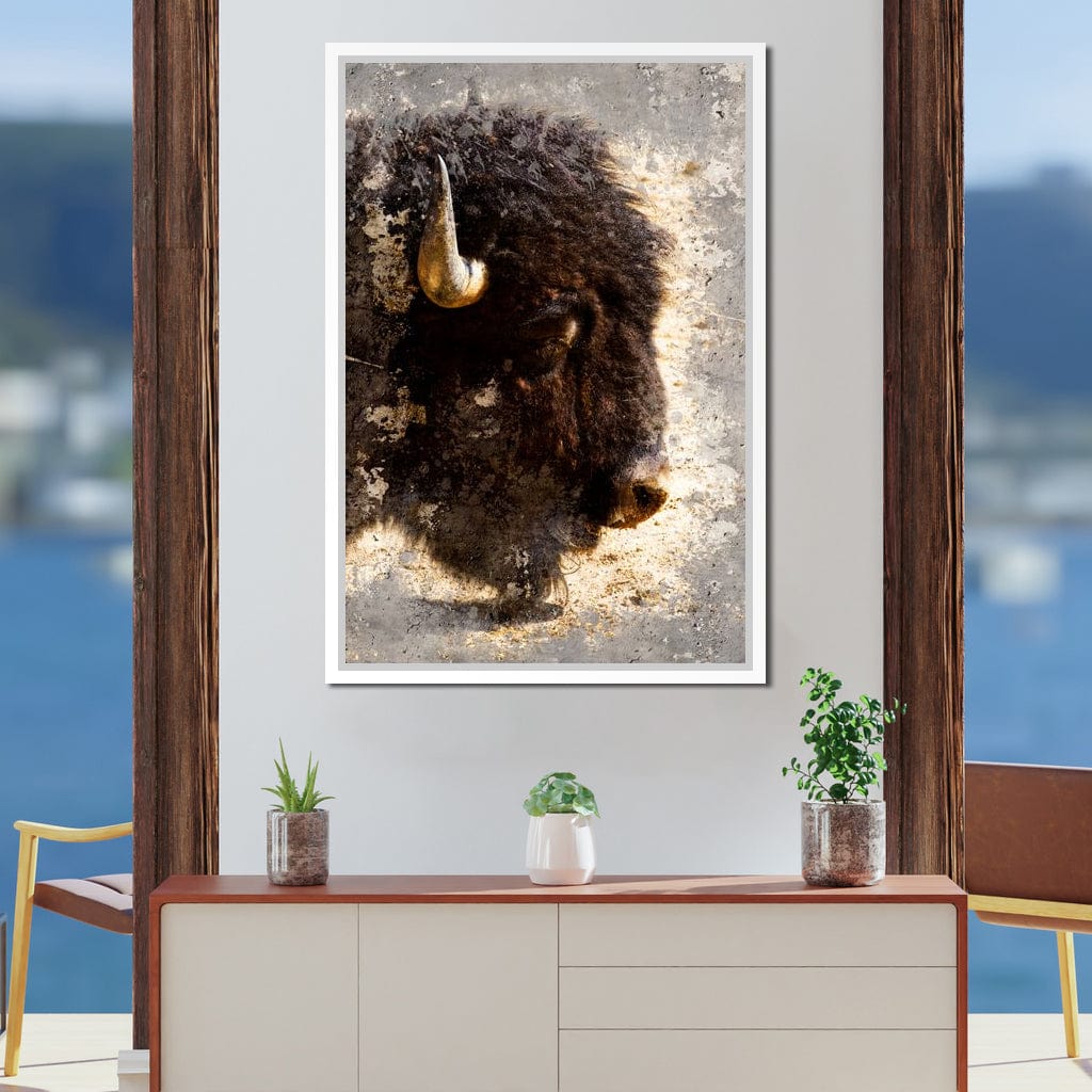 American Bison Canvas Wall Art