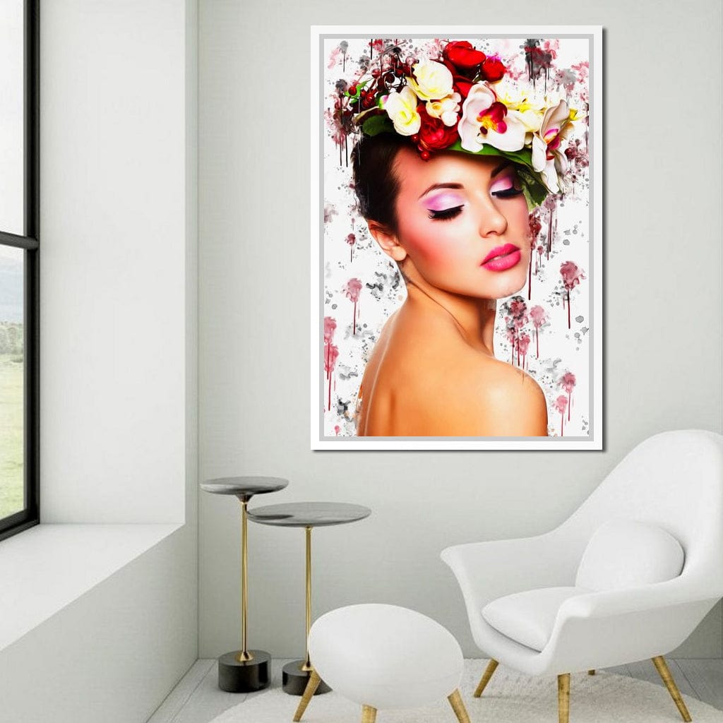 Flower Devine MixArt Canvas Wall Art