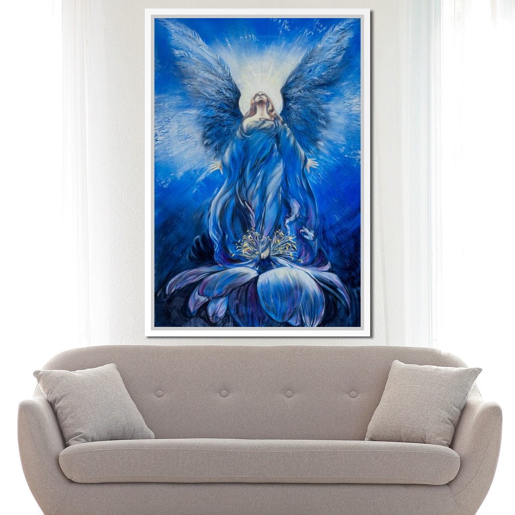 Blue Angel Canvas Wall Art