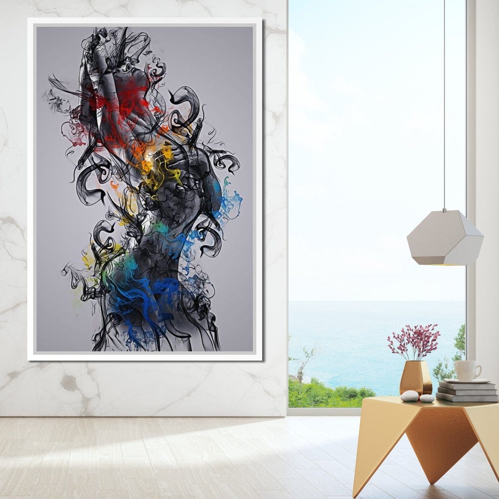 The Smoke Collection 02 Canvas Wall Art