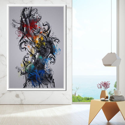 The Smoke Collection 02 Canvas Wall Art
