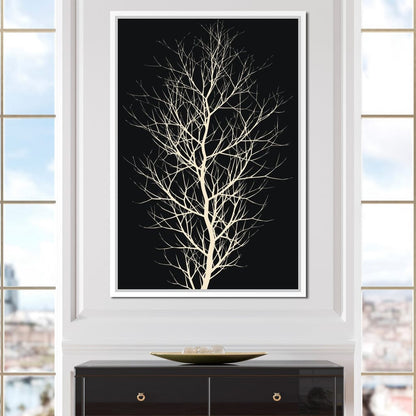 The Black Tree Canvas Wall Art