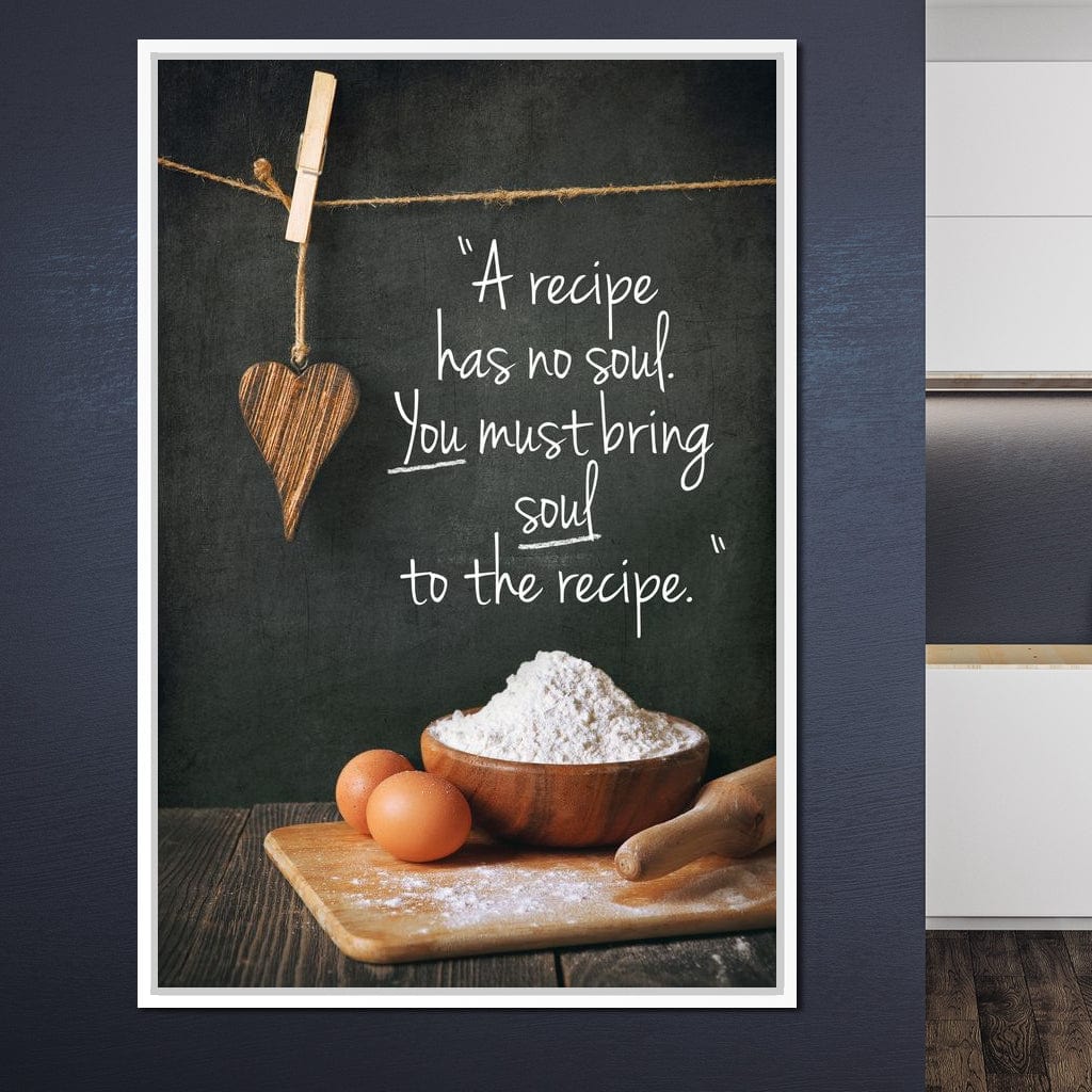 Kitchen Quote Canvas Wall Art