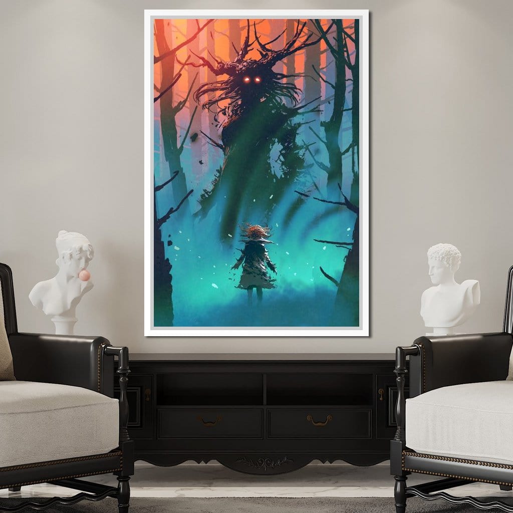 Witch in the Woods Canvas Wall Art