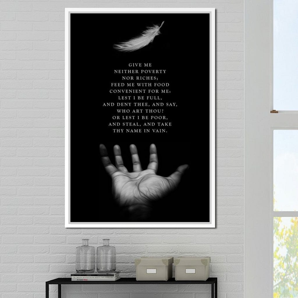 Just Give Me Peace Canvas Wall Art