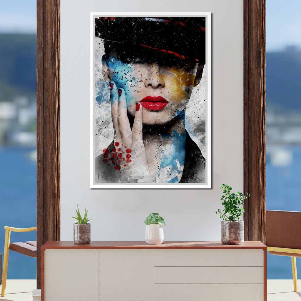 Fashion Portrait Canvas Wall Art