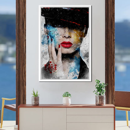 Fashion Portrait Canvas Wall Art