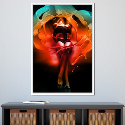 Color of Seduction Canvas Wall Art