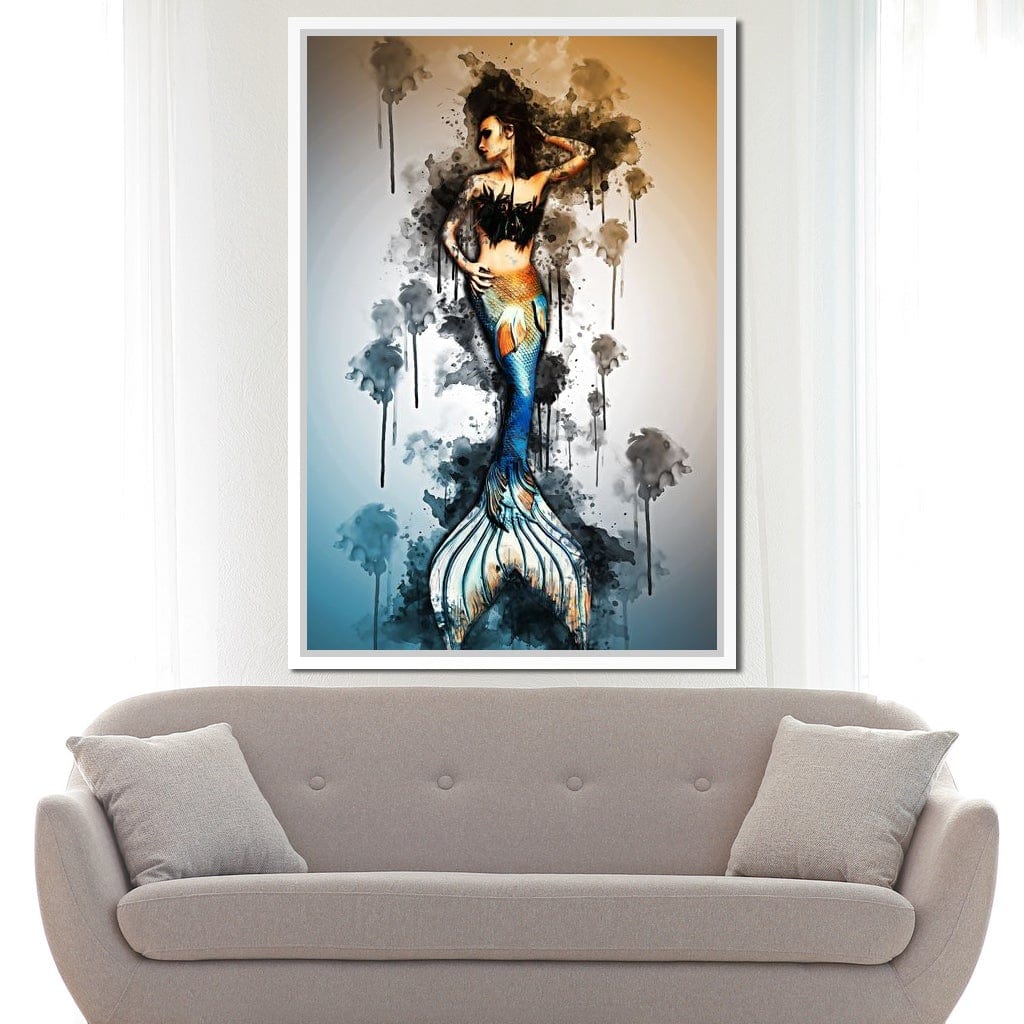 Mermaid Canvas Wall Art