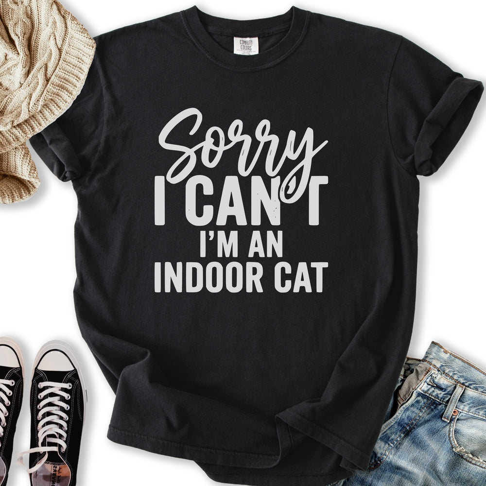 Sorry I'm An Indoor Cat Relaxed Tee