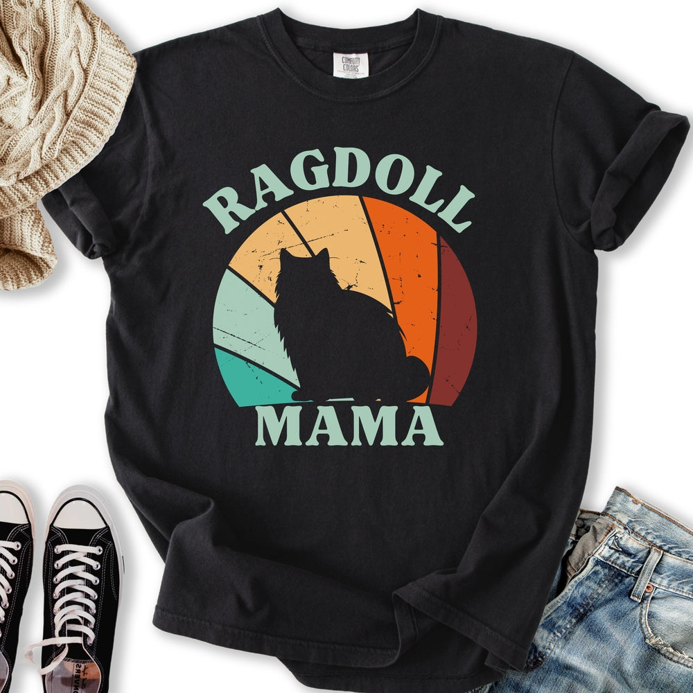 Retro Ragdoll Mama Relaxed Tee
