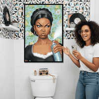 Bathroom Spray Canvas Wall Art