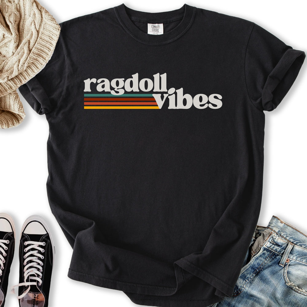 Retro Ragdoll Vibes Relaxed Tee