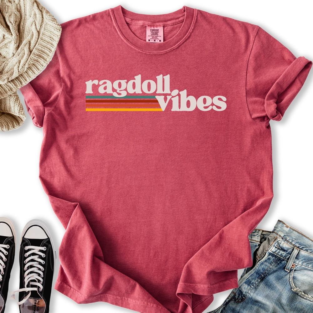 Retro Ragdoll Vibes Relaxed Tee